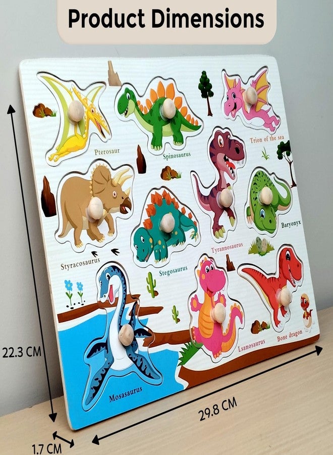 Wudly Wooden Puzzles Toddler Toys Gifts for 1 2 3 Year Old Boys Girls, Montessori Toys Learning Educational Christmas Birthday Gifts for Girls Boys Ages 1-3 |CR-KP1007 - Image 2